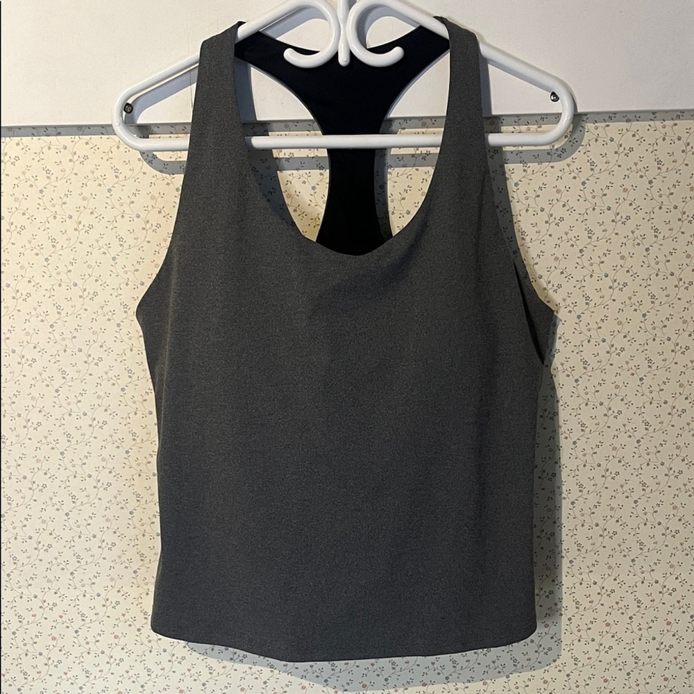 Old Navy Charcoal grey athletic Tank Top